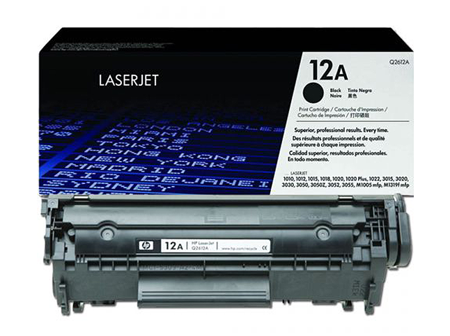 Toner Original Hp Q2612A Negro 12A