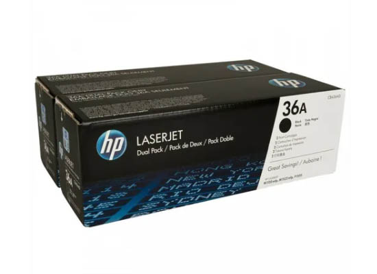 TONER HP 36A DUAL PACK NEGRO