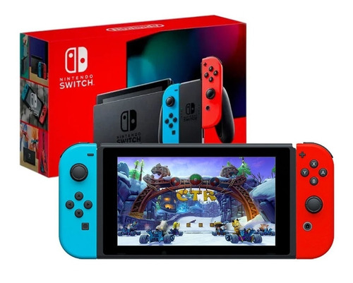 Consola Nintendo Switch 32gb Sandard  Neon Blue Y Neon Red