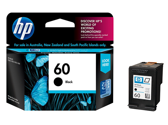 Cartucho Hp 60 Original Tinta Negra